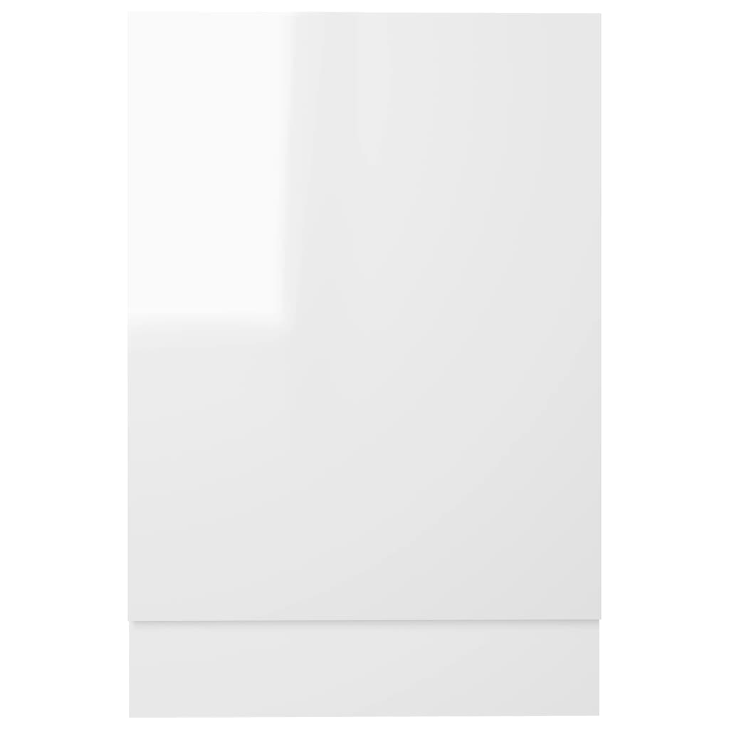 vidaXL nõudepesumasina paneel, valge, 45 x 3 x 67 cm, puitlaastplaat