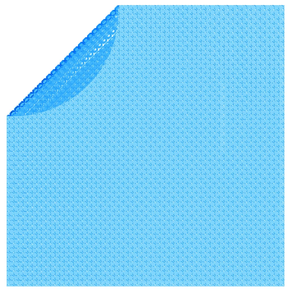 vidaXL ujuv ümar päikeseenergiat kasutav basseinikile, 250 cm, sinine