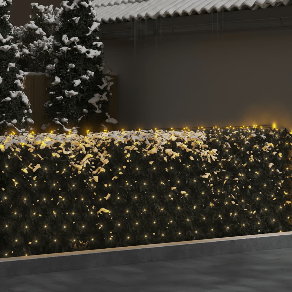 vidaXL jõulutulede võrk, soe valge, 3 x 3 m, 306 LEDi, siseruumi, õue