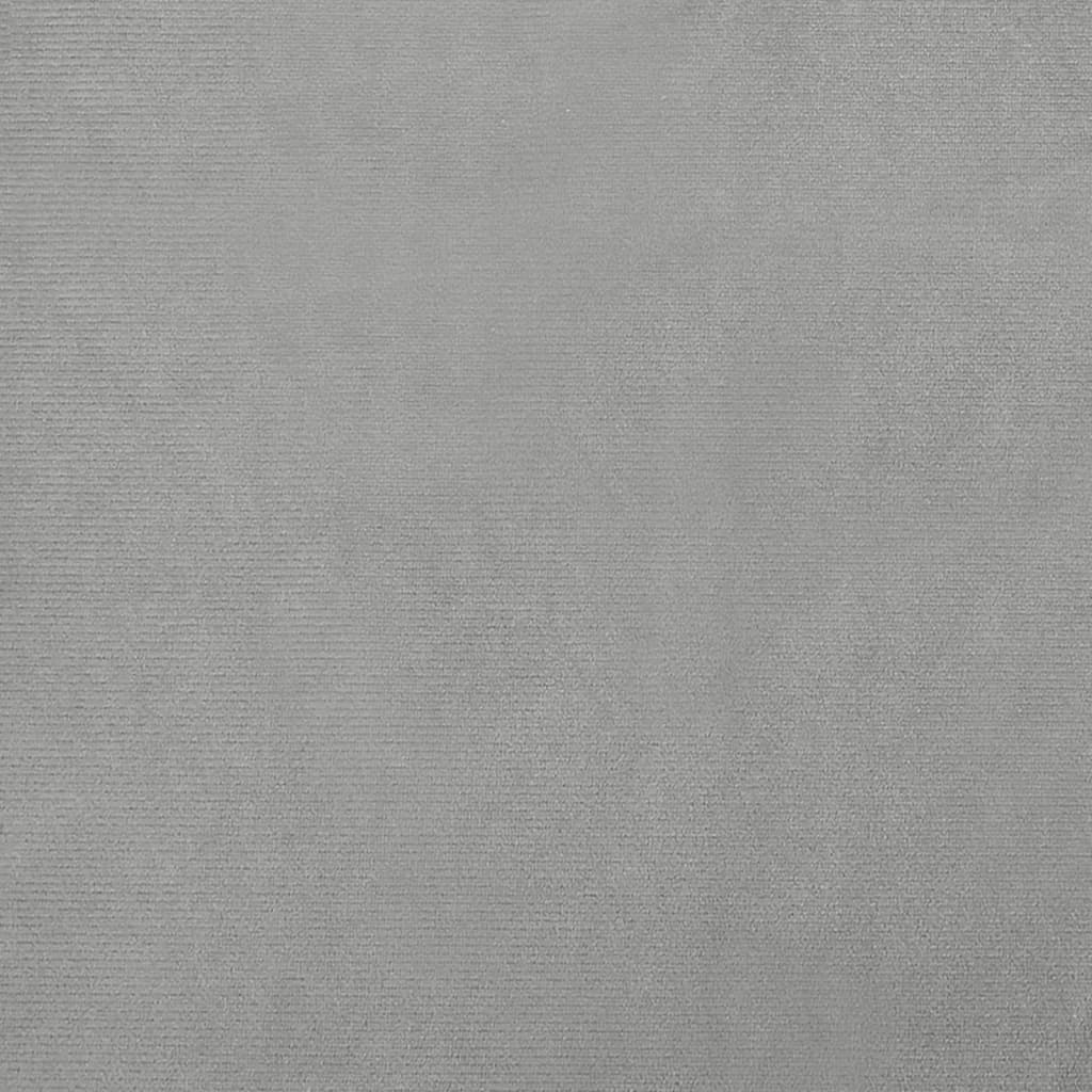 vidaXL koeravoodi, helehall, 70 x 40 x 24 cm, samet