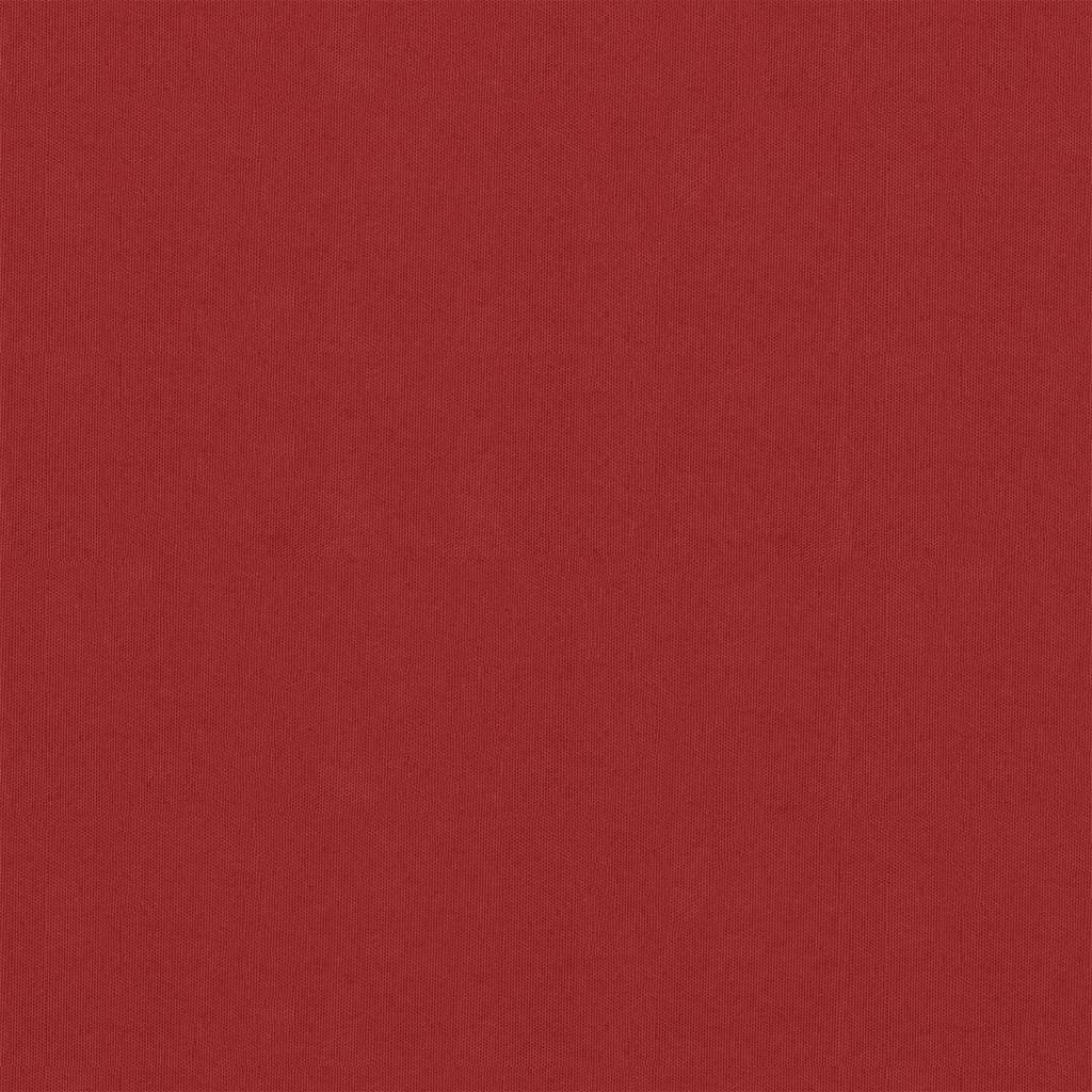 vidaXL rõdusirm, punane, 75 x 600 cm, oxford-kangas