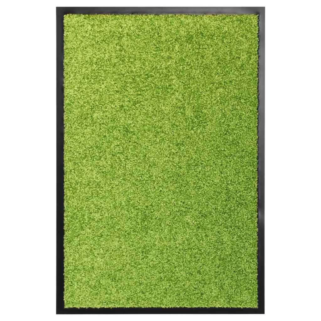 vidaXL uksematt pestav, roheline, 40 x 60 cm