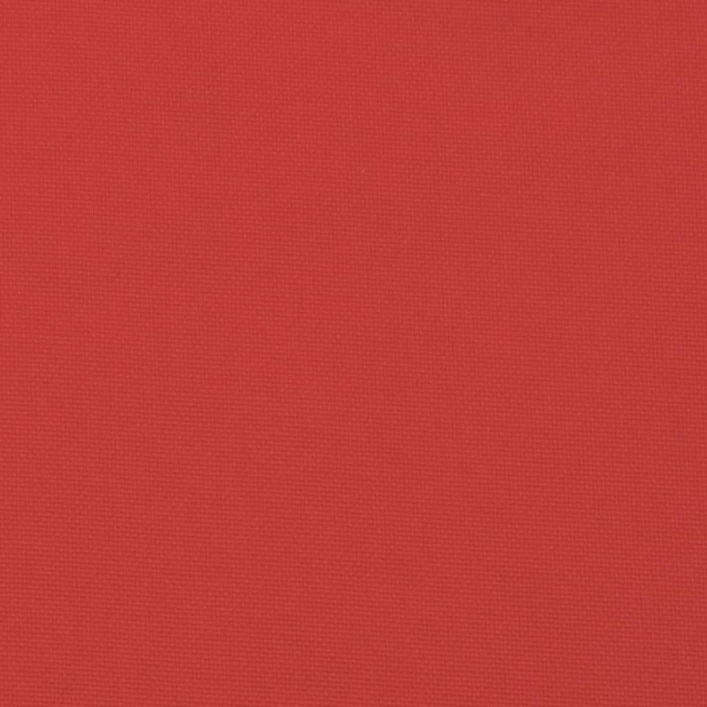 vidaXL ümmargune istmepadi, punane, Ø60 x11 cm, oxford kangas