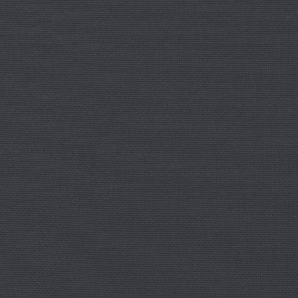 vidaXL euroaluse istmepadi, must, 80 x 80 x 12 cm, kangas