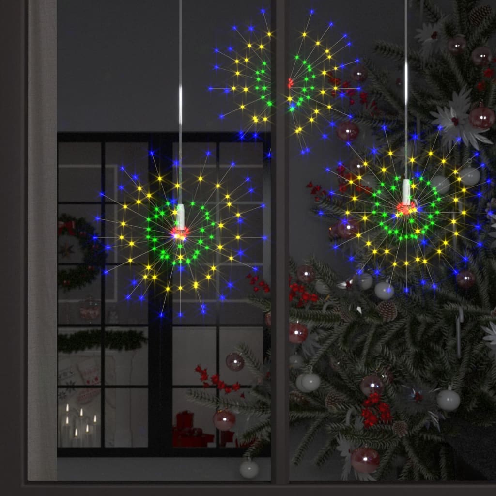 vidaXL välised ilutulestiku jõulutuled 4 tk, värviline 20 cm, 560 LED