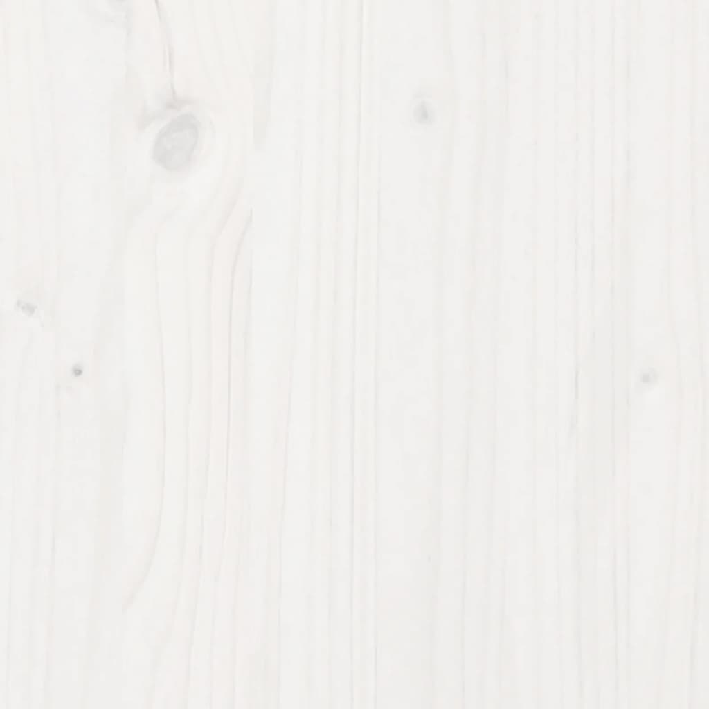 vidaXL riiulitega istutuslaud, valge, 82,5 x 45 x 81 cm, männipuit