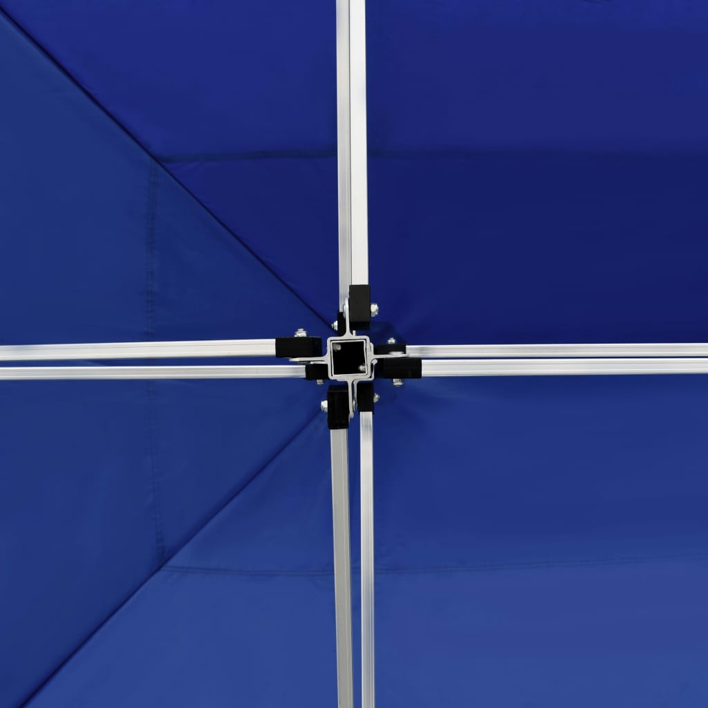 vidaXL kokkupandav peotelk seintega, alumiinium, 4,5 x 3 m, sinine