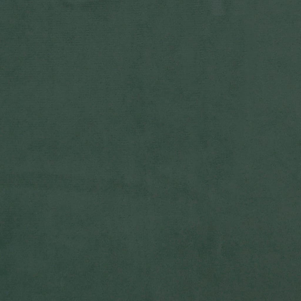 vidaXL voodipeats servadega, tumeroheline, 163x16x118/128 cm, samet