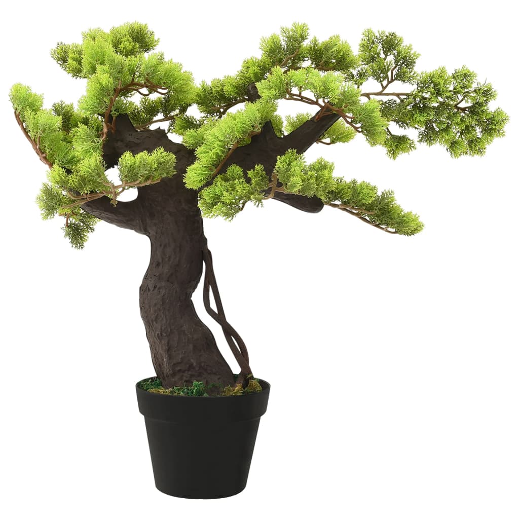 vidaXL kunsttaim, küpress-bonsai potiga, 70 cm, roheline