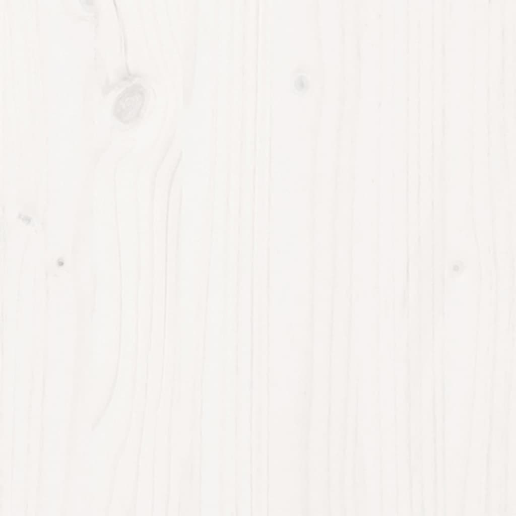 vidaXL puhvetkapp, valge, 111 x 34 x 65 cm, täismännipuit