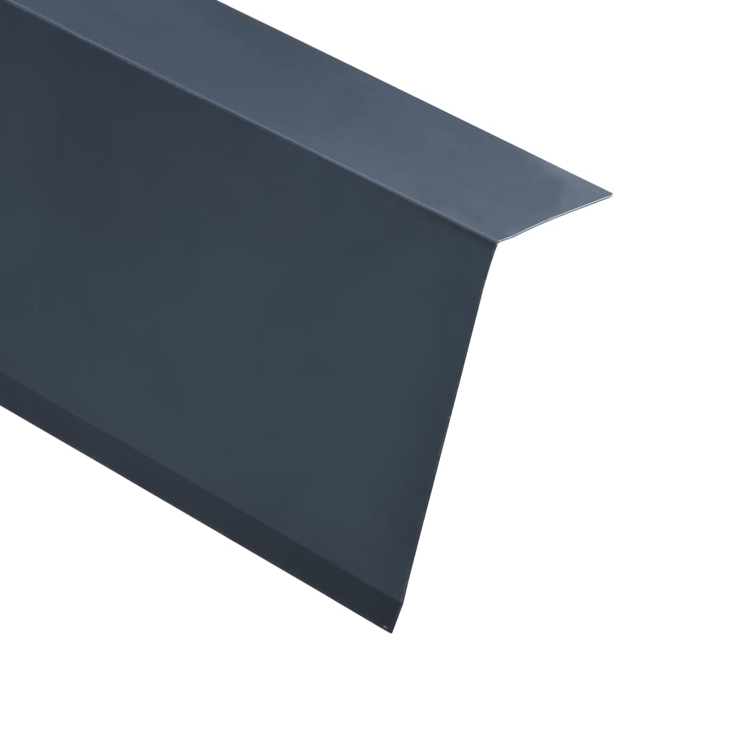 vidaXL L-kujulised katuse servaplaadid 5 tk alumiinium antratsiit 170