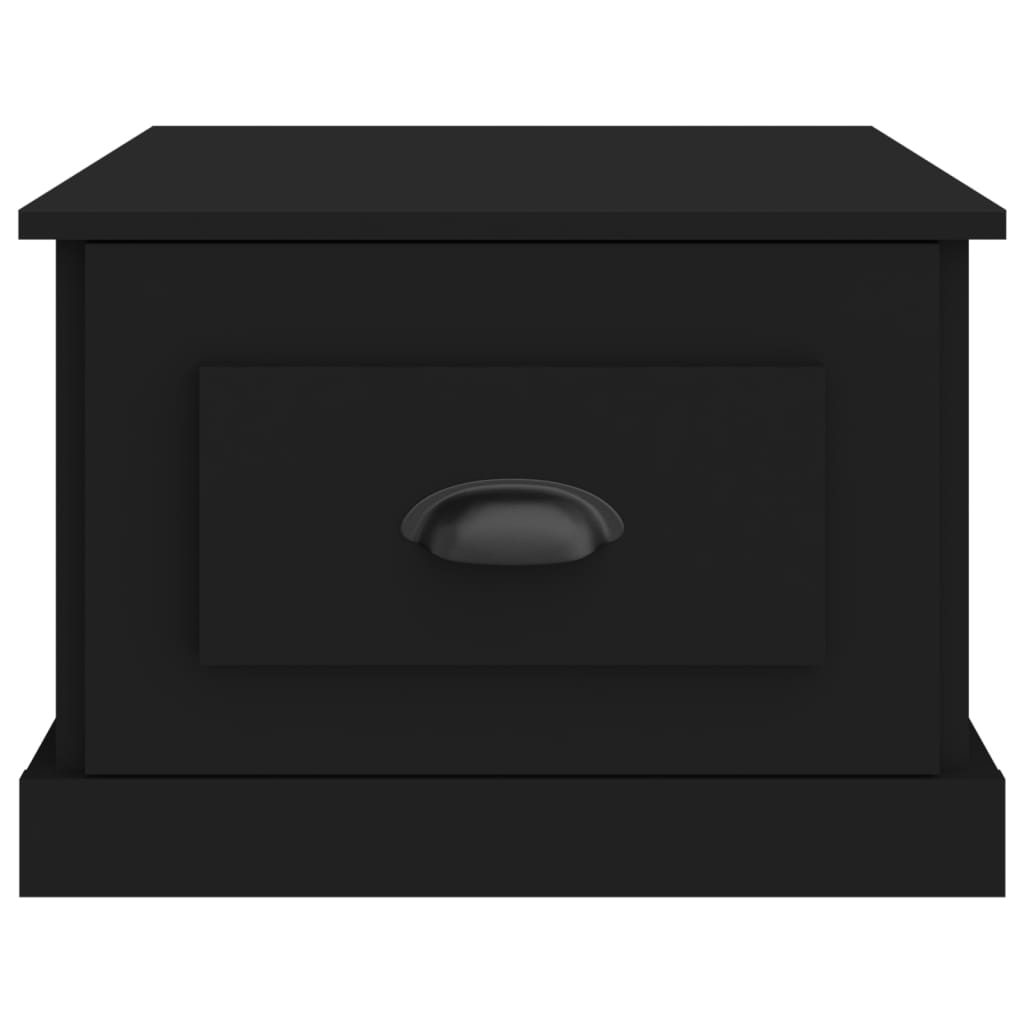 vidaXL kohvilaud, must, 50 x 50 x 35 cm, tehispuit