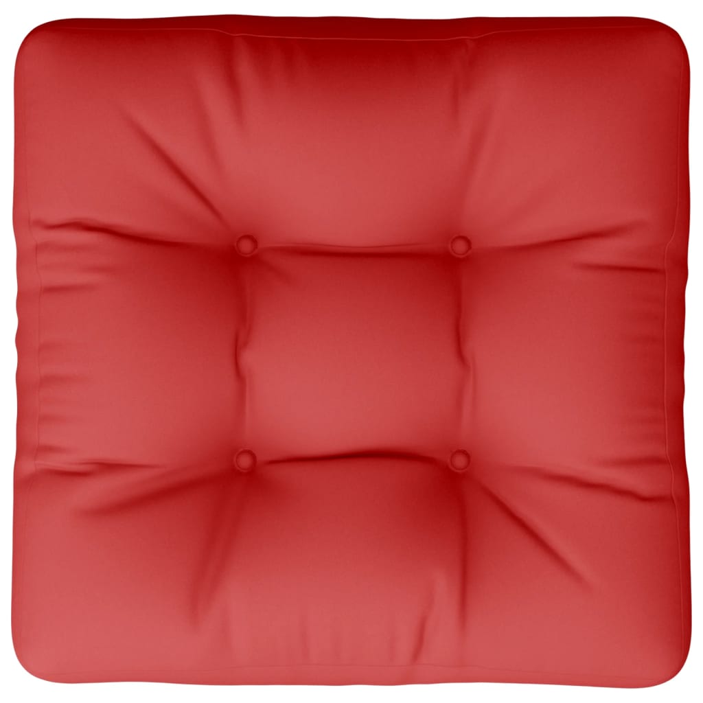 vidaXL euroaluse istmepadi, punane, 60x60x12 cm, kangas