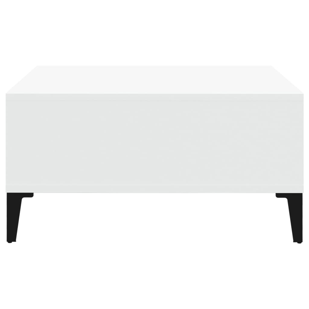 vidaXL kohvilaud, valge, 60x60x30 cm, puitlaastplaat