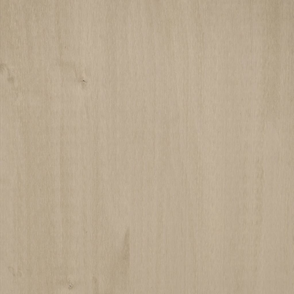 vidaXL kingakapp "HAMAR", meepruun, 59,5x35x117 cm, männipuit