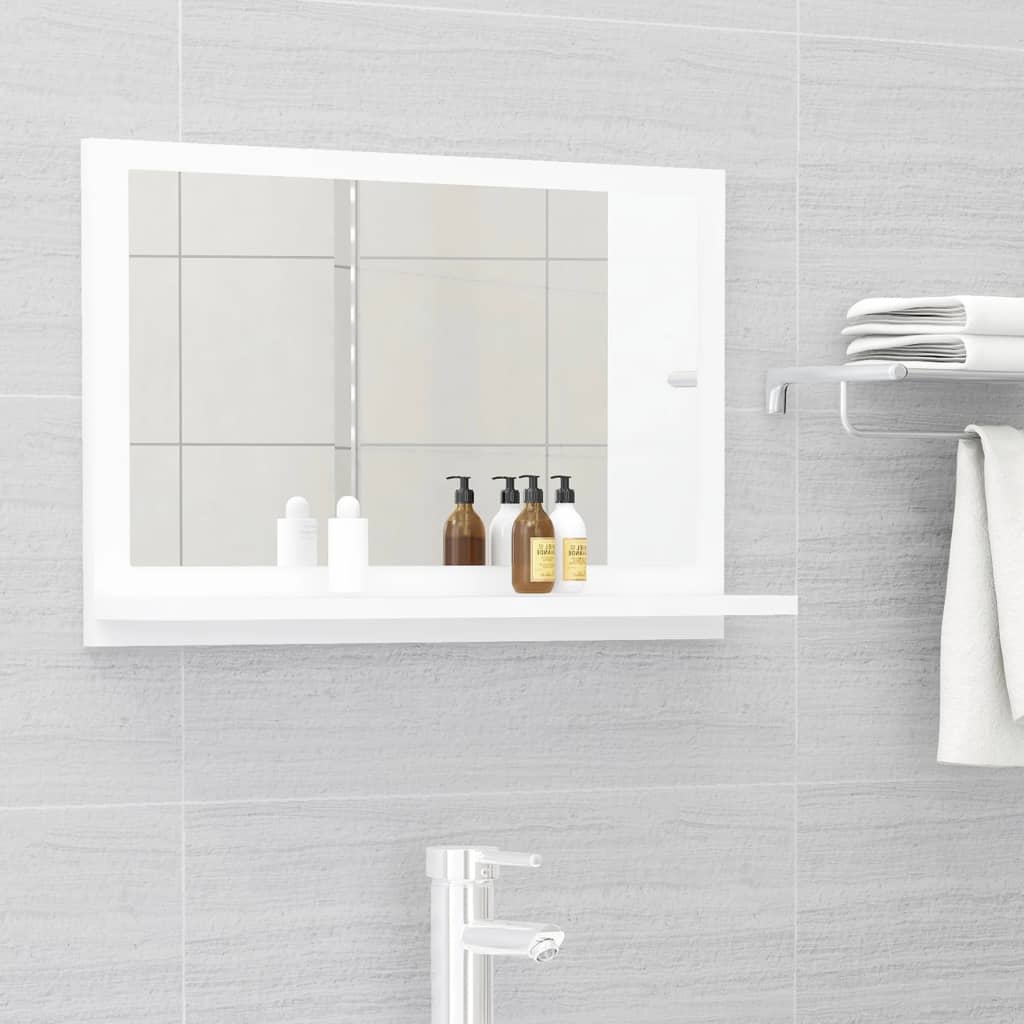 vidaXL vannitoa peeglikapp valge 60x10,5x37 cm tehispuit
