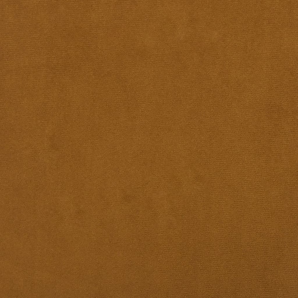 vidaXL jalapink, pruun, 78 x 56 x 32 cm, samet