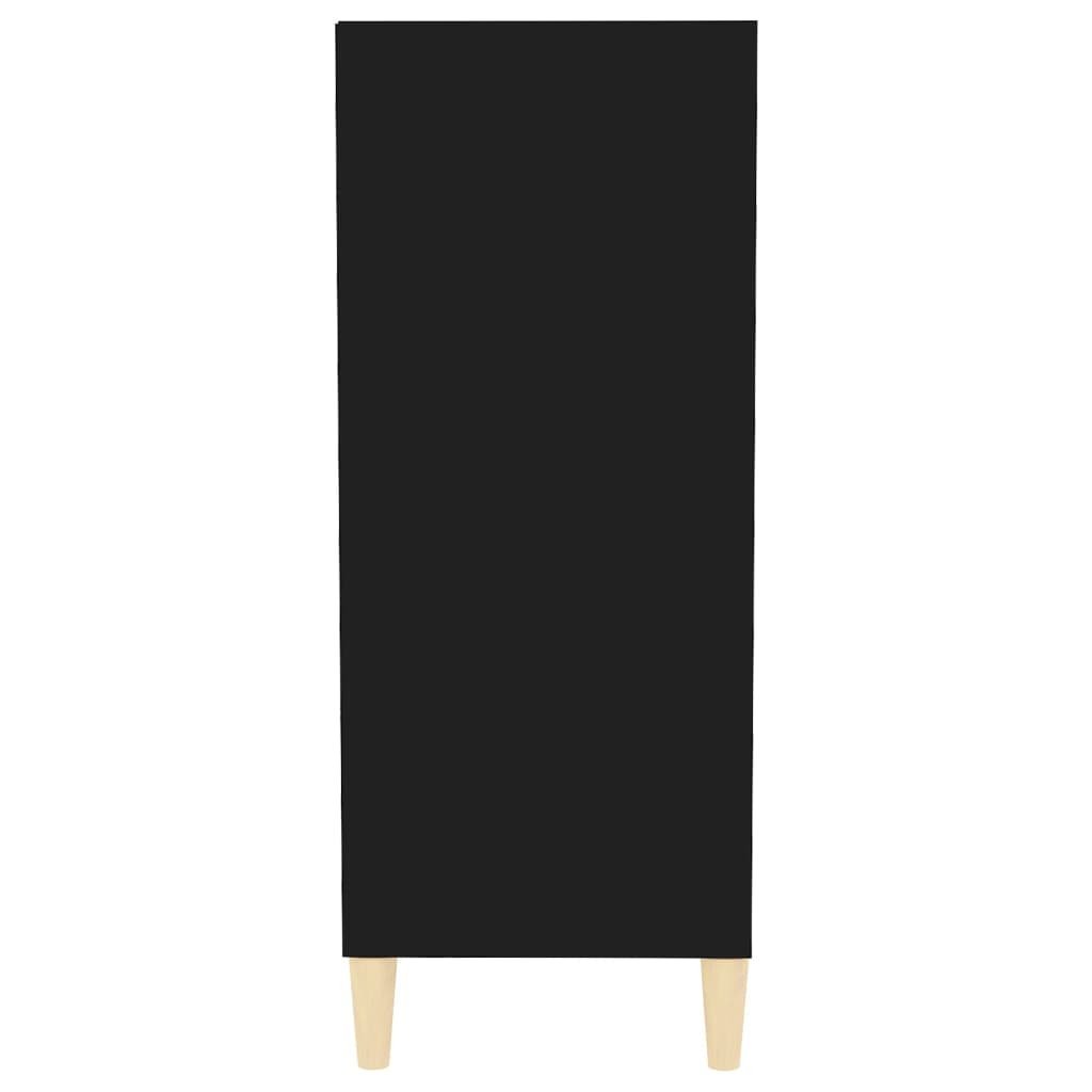 vidaXL puhvetkapp, must, 57x35x90 cm puitlaastplaat