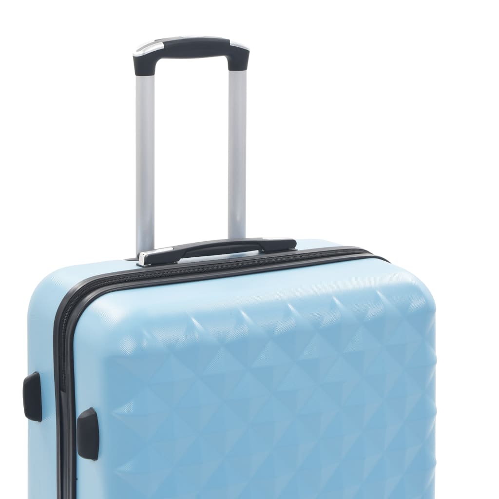 vidaXL kõvakattega kohver 3 tk sinine ABS