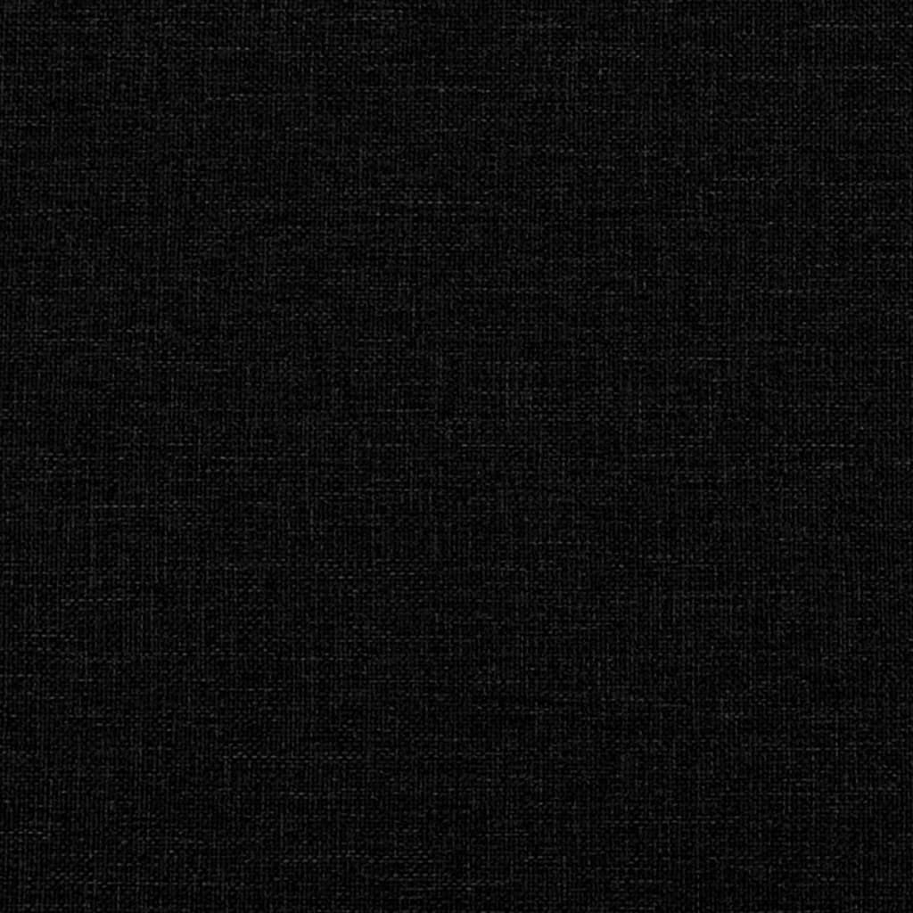 vidaXL 4-osaline diivanikomplekt patjadega, must, kangas