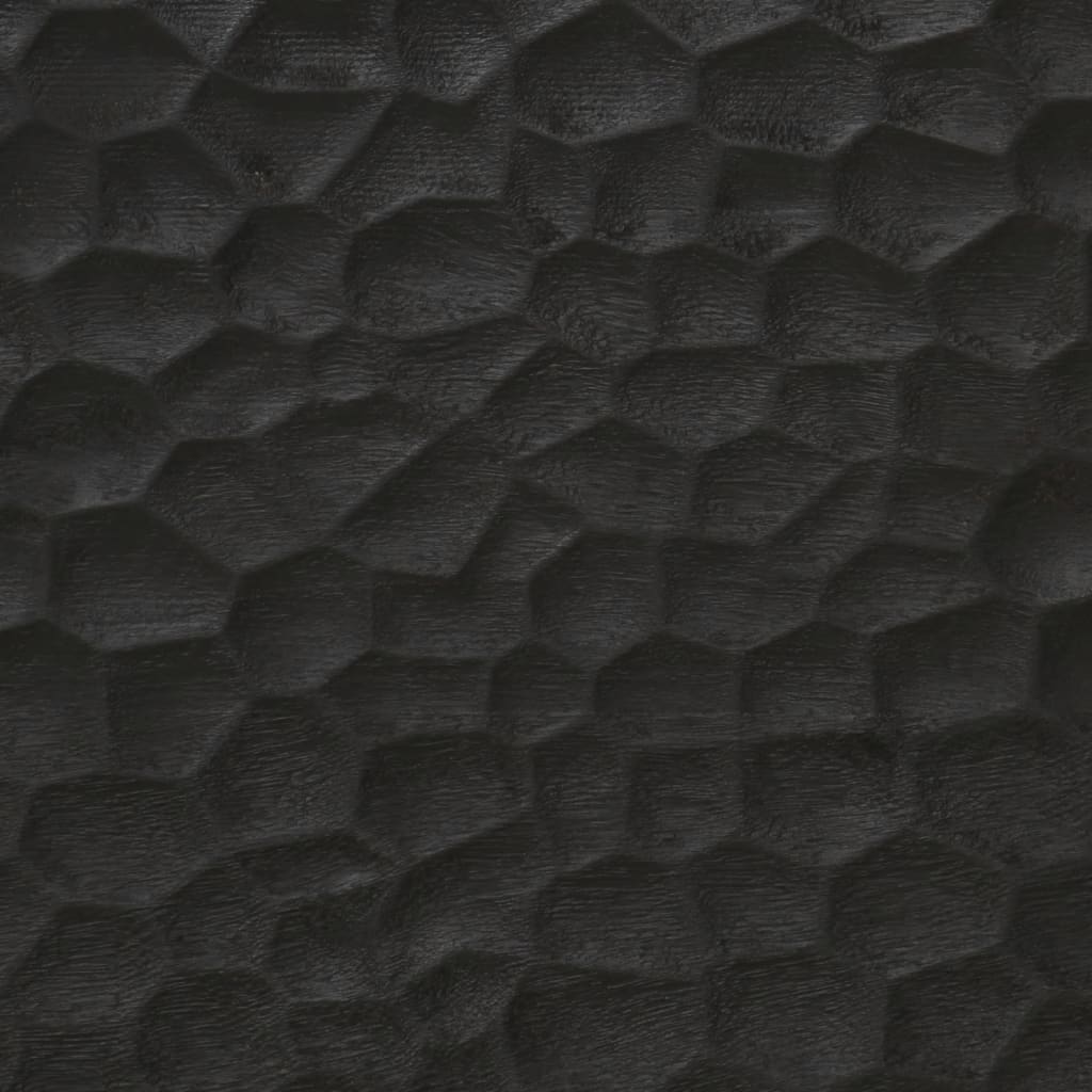 vidaXL vannitoa valamukapp, must, 62 x 33 x 58 cm, mangopuit