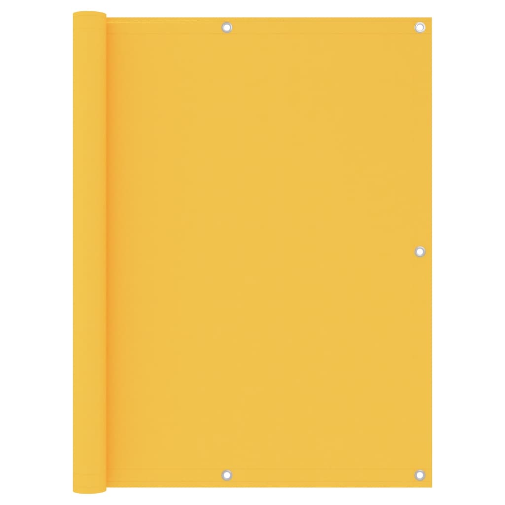 vidaXL rõdusirm, kollane, 120 x 500 cm, oxford-kangas