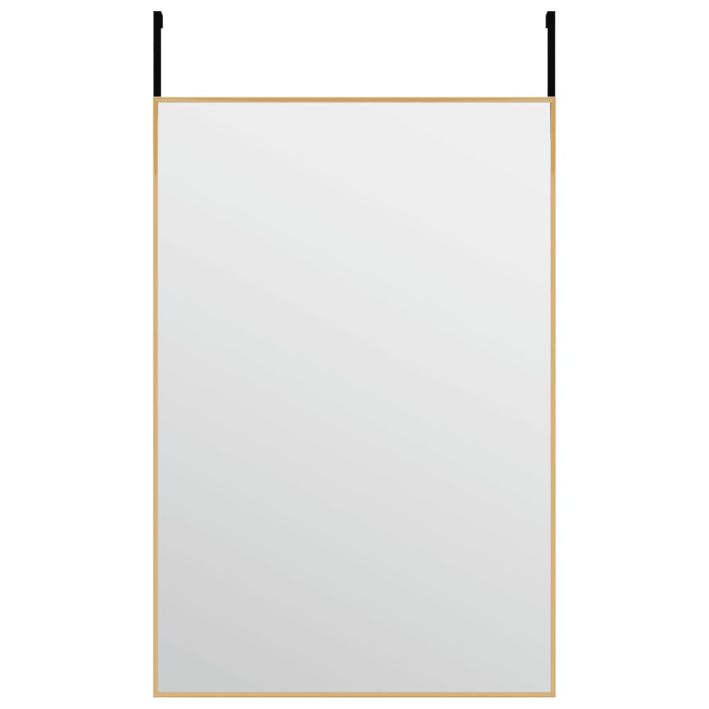 vidaXL uksepeegel, kuldne, 40 x 60 cm, klaas ja alumiinium