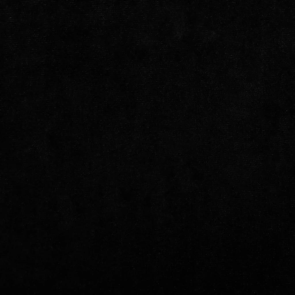 vidaXL päevavoodi, must, 70 x 45 x 30 cm, samet