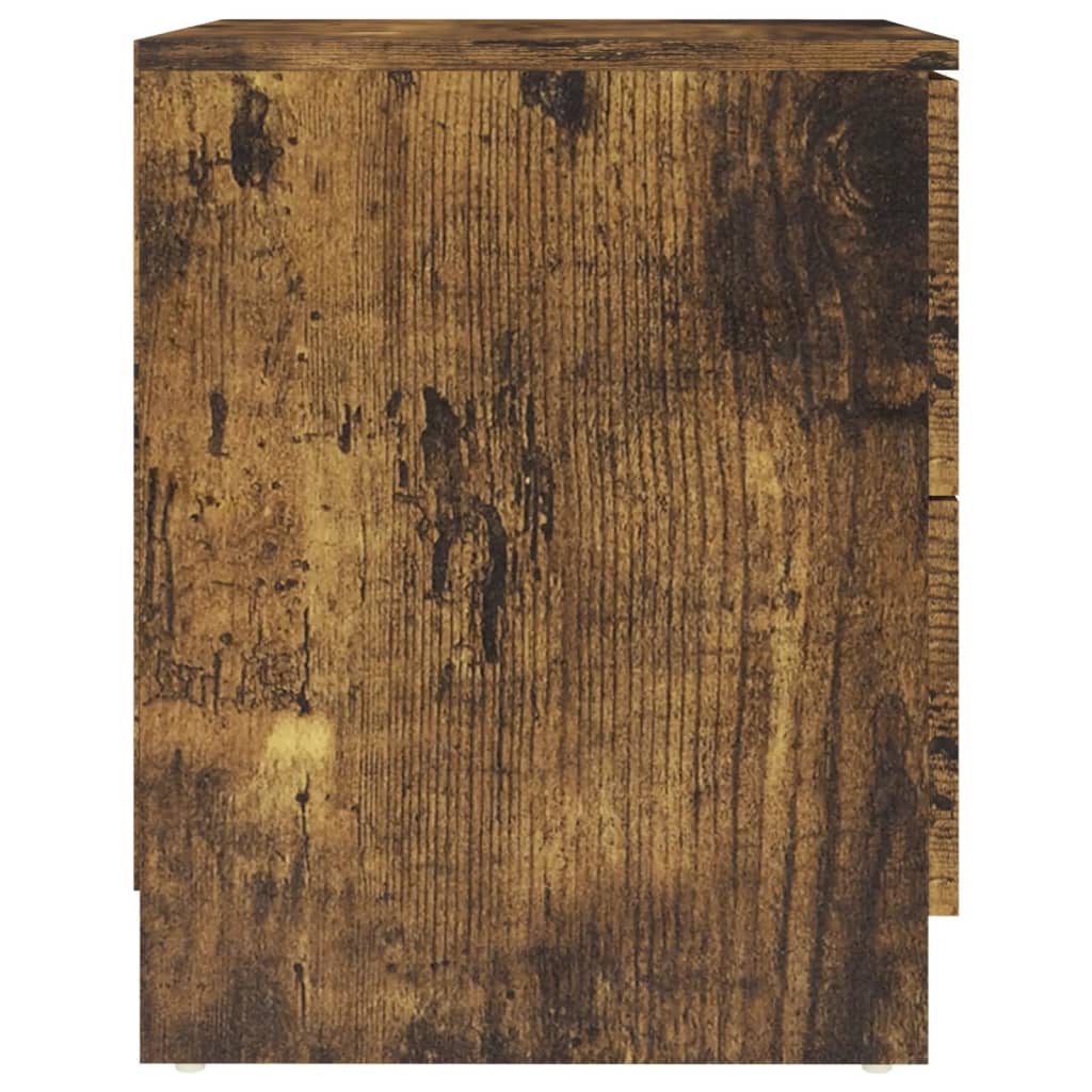 vidaXL öökapp, suitsutatud tamm, 40x40x50 cm, puitlaastplaat