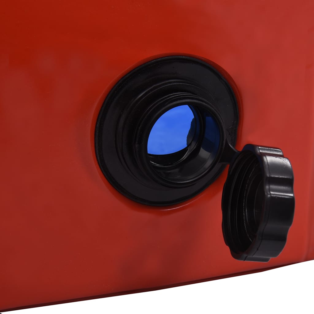 vidaXL kokkupandav koertebassein, punane, 80 x 20 cm, PVC