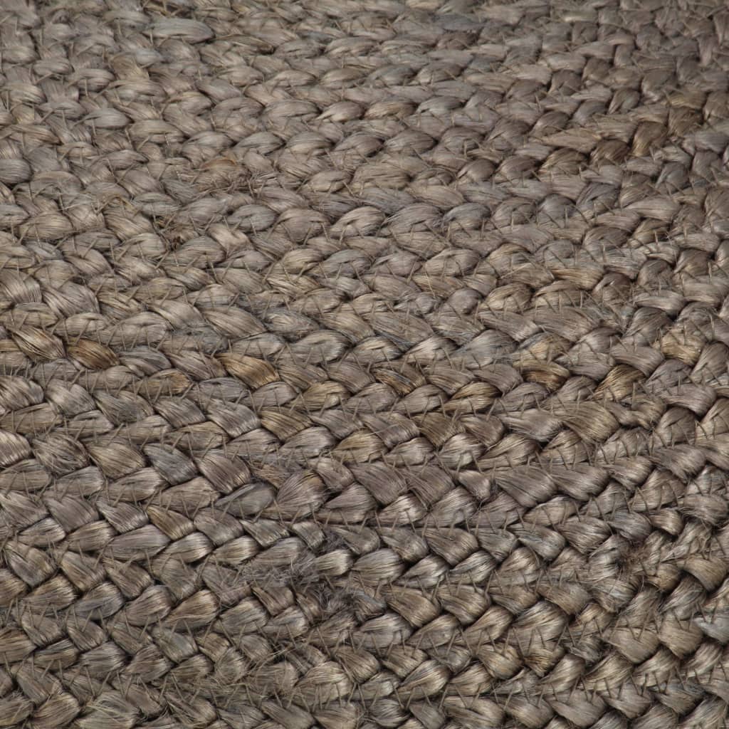 vidaXL käsitsi kootud tumba, helehall, 45 x 30 cm, džuut