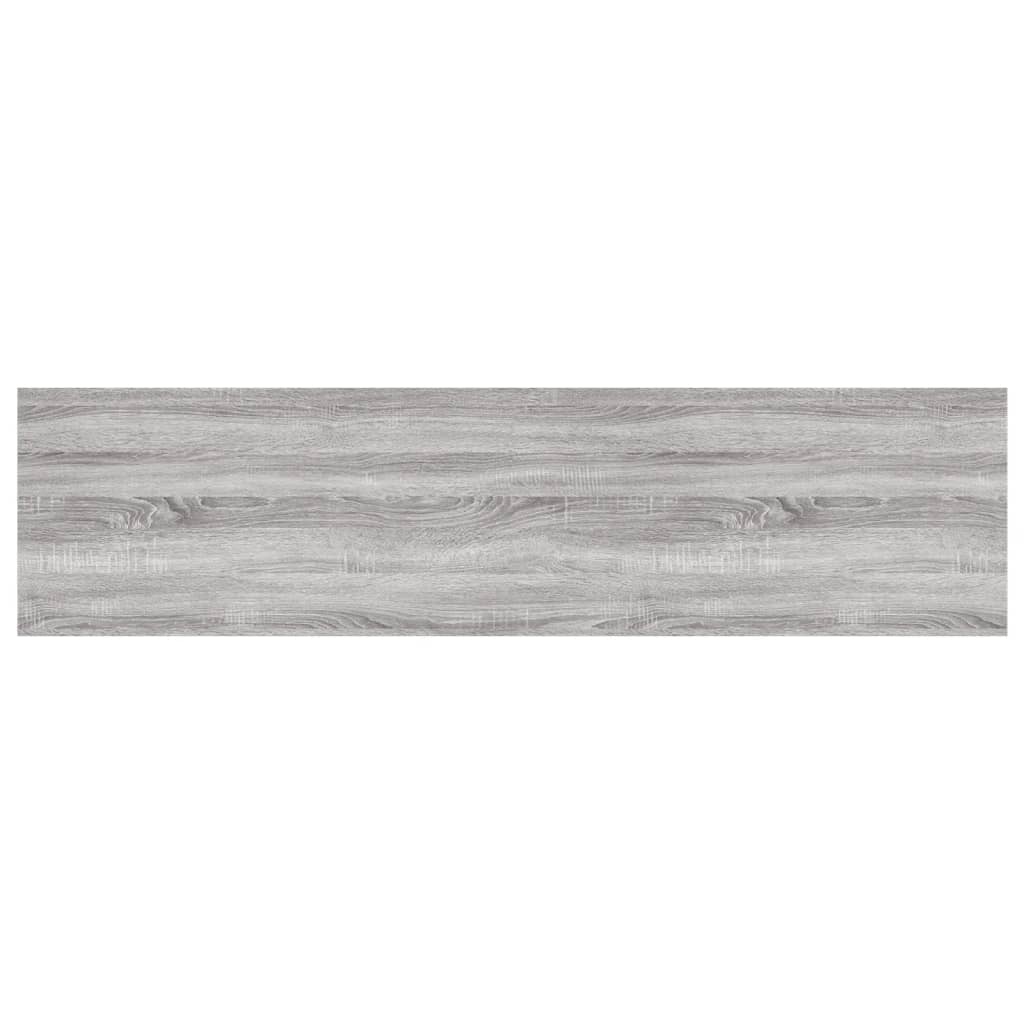 vidaXL seinariiulid 4 tk, hall Sonoma tamm, 80x20x1,5 cm, tehispuit