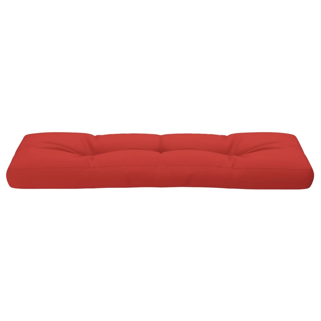 vidaXL euroaluse istmepadi, punane, 120x40x12 cm, kangas