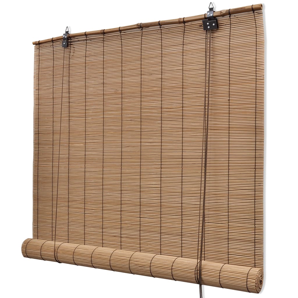 vidaXL bambusrulood 2 tk, 150 x 220 cm, pruun