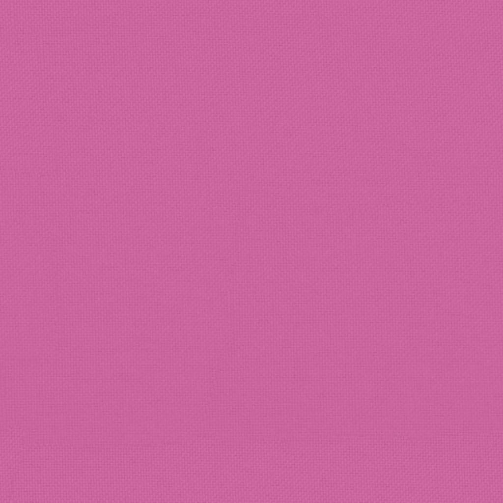 vidaXL euroaluse istmepadi, roosa, 58 x 58 x 10 cm, kangas
