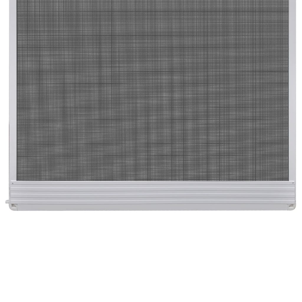 Valge hingedega putukavõrk ustele, 100 x 215 cm