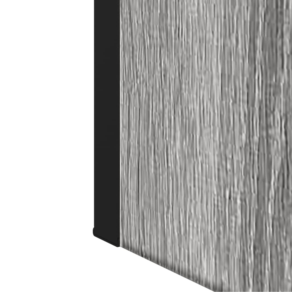 vidaXL vannitoa peegelkapp, hall Sonoma tamm, 60x16x60 cm, tehispuit