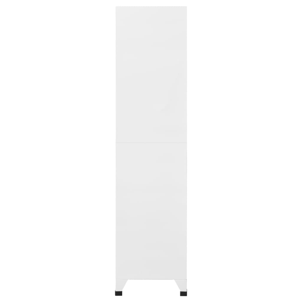 vidaXL lukustatav hoiukapp 6 kapiga, terasest 90 x 45 x 180 cm, hall