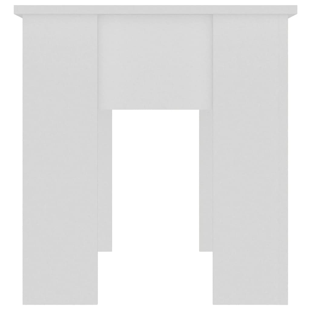 vidaXL kohvilaud, valge, 101x49x52 cm, tehispuit