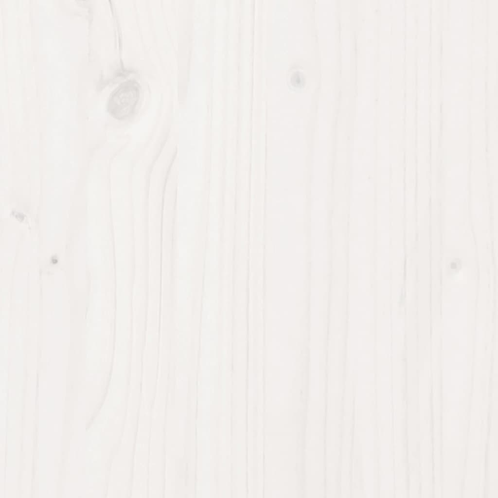 vidaXL riiuliga istutuslaud, valge, 108 x 35 x 75 cm, männipuit