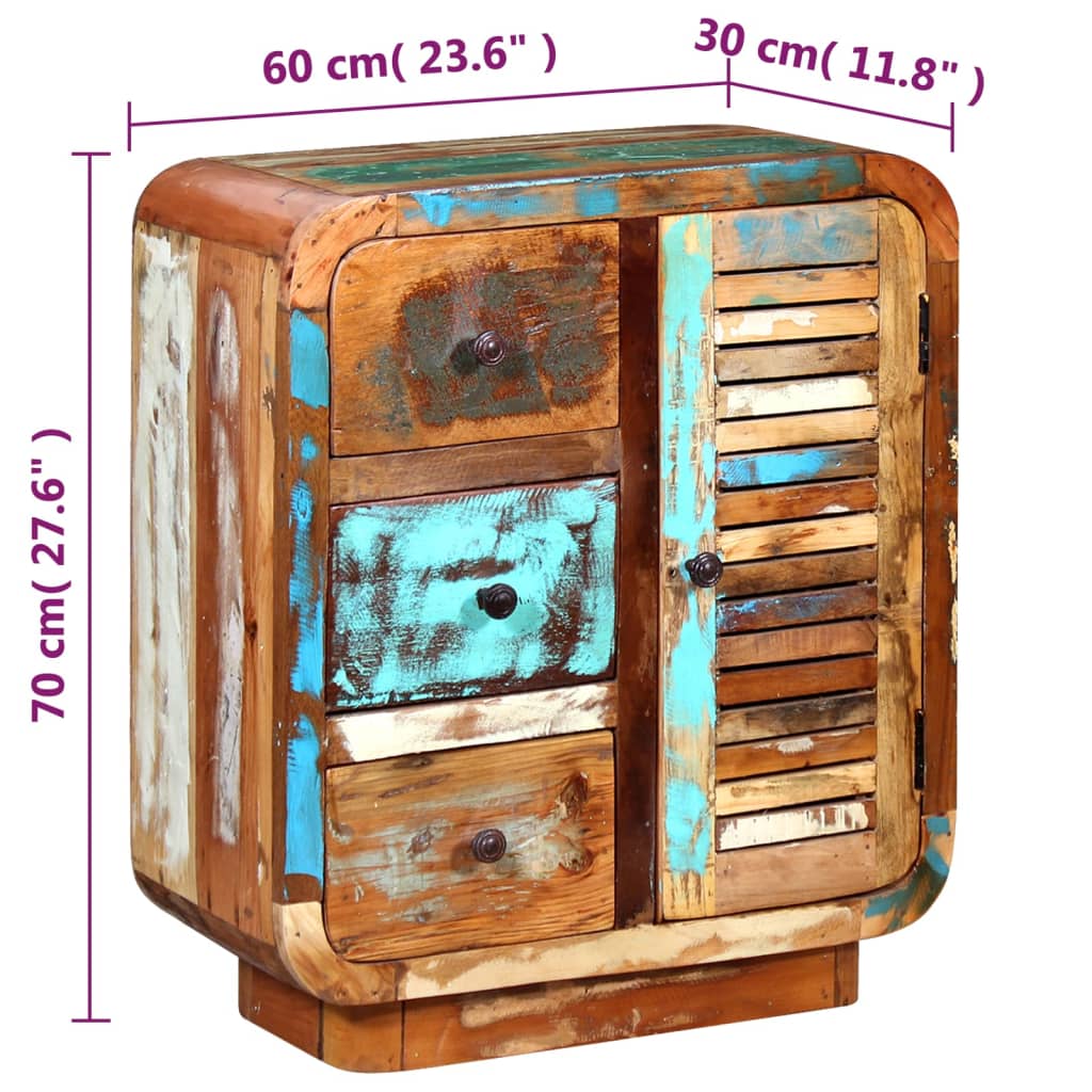 vidaXL taaskasutatud puidust puhvetkapp