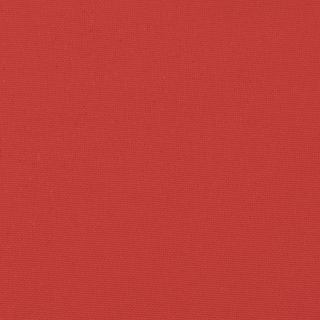 vidaXL euroaluse istmepadi, punane, 120x40x12 cm, kangas