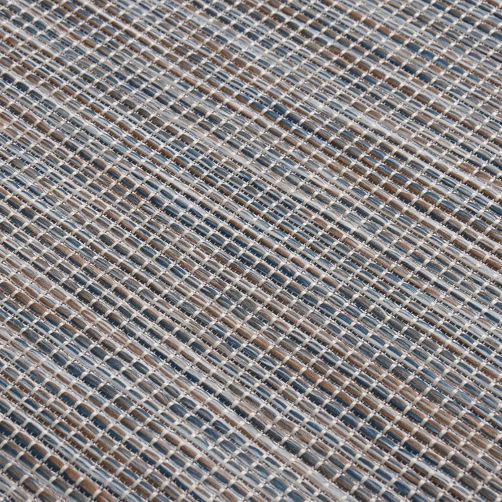 vidaXL silesidus õuevaip, 200 x 280 cm, pruun ja sinine