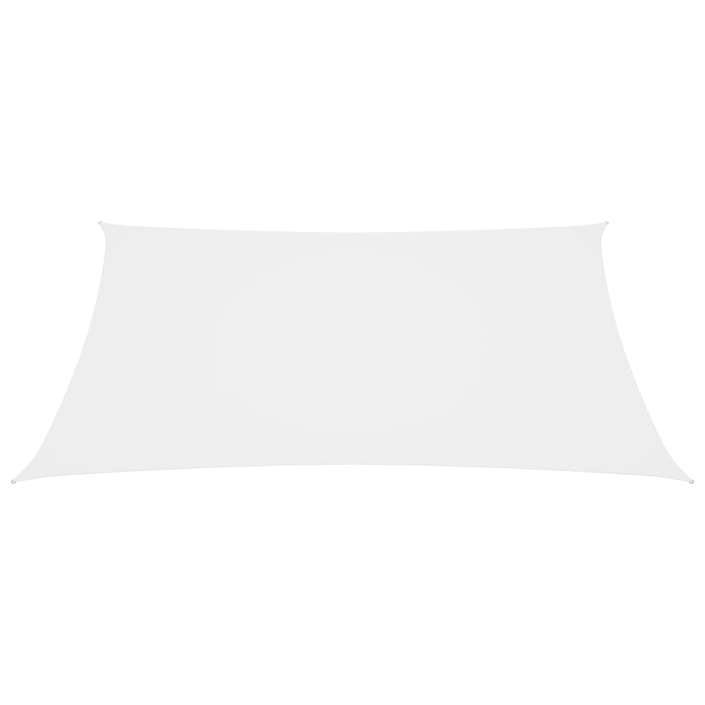 vidaXL oxford-kangast päikesepuri, kandiline, 3 x 3 m, valge
