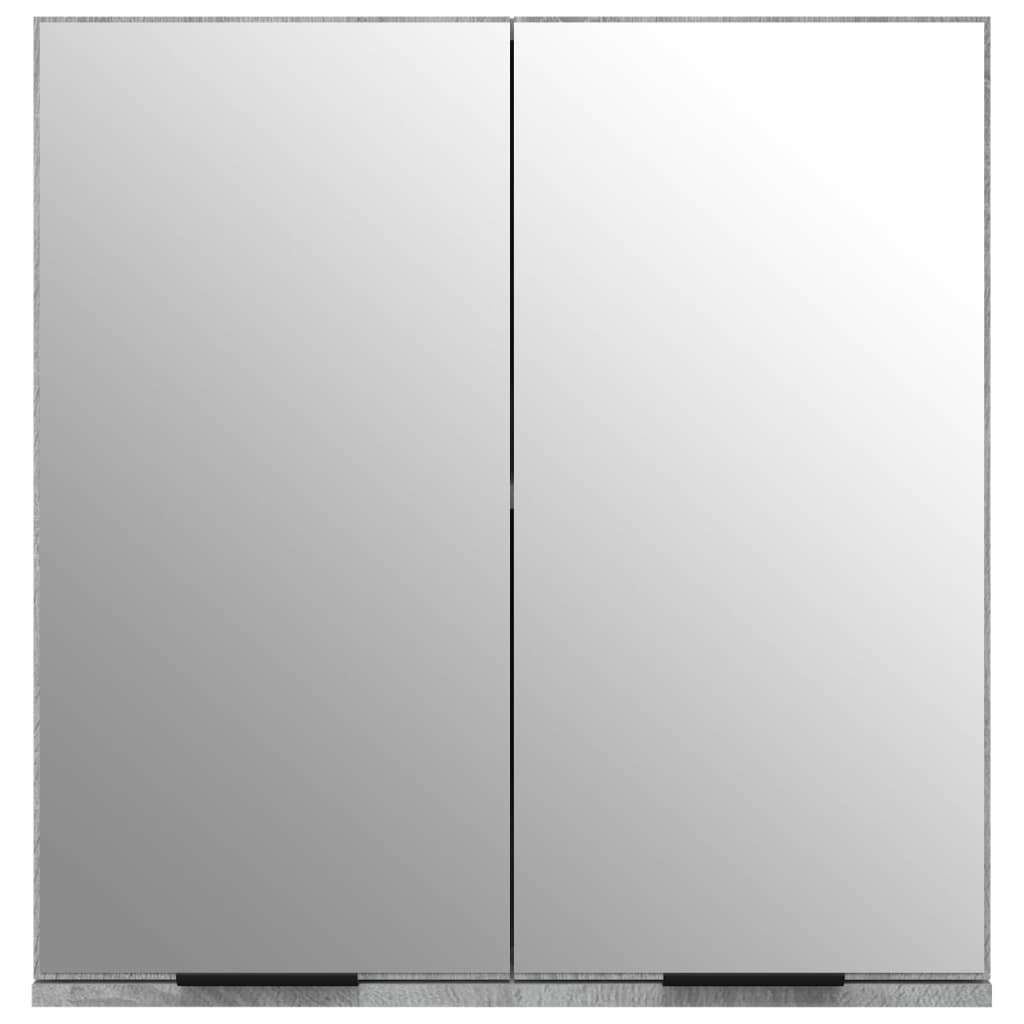 vidaXL vannitoa peegelkapp, hall Sonoma tamm, 64 x 20 x 67 cm
