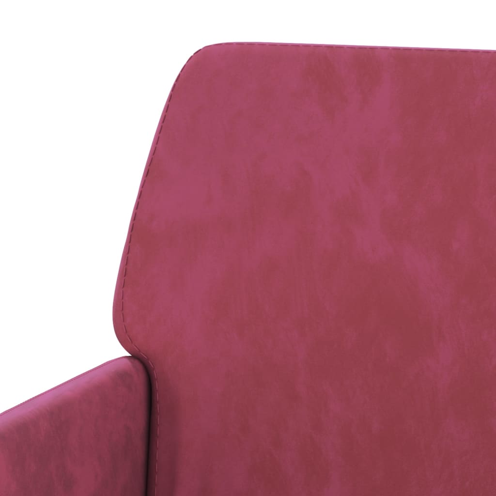 vidaXL pink, veinipunane, 108 x 79 x 79 cm, samet