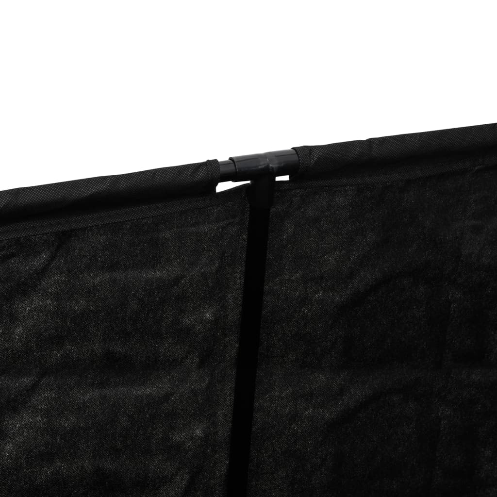 vidaXL väikelooma aedik, must, 105 x 34,5 x 45 cm, kangas