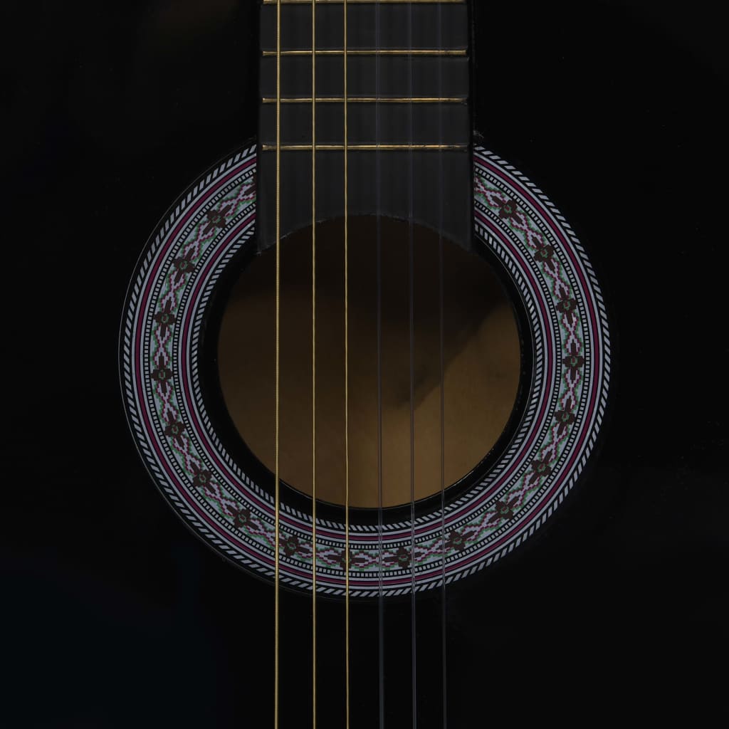 vidaXL 8-osaline klassikalise kitarri komplekt algajatele 3/4 36"