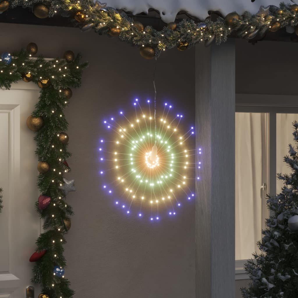 vidaXL jõulutuli 140 cm, LEDid, 2 tk, mitmevärviline, 17 cm