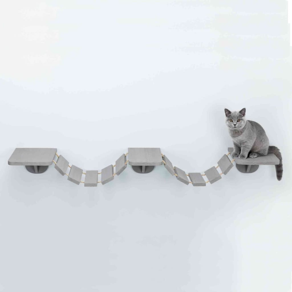TRIXIE seinale kinnitatav kassi ronimisredel 150 x 30 cm pruunikashall